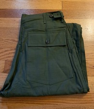Vintage 40s 50s WWII KOREA War US Army Military Utility Trousers Uniform Pants.