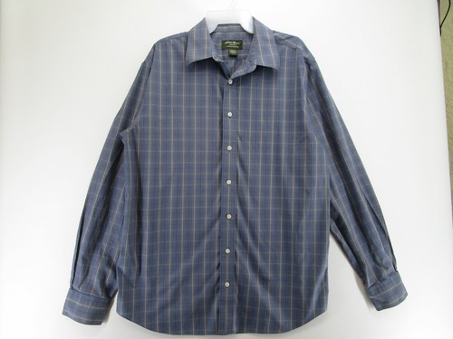 Eddie Bauer Mens L Slim Fit Wrinkle 