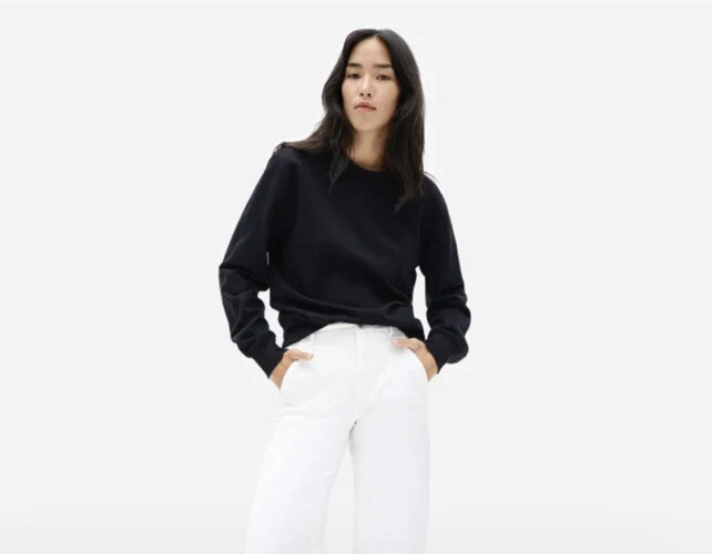 Everlane top black sweater