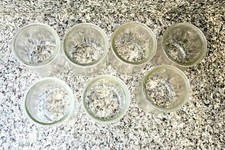 Lot Of 7 Yoplait Oui Yogurt 5 oz Glass Jars Crafts DIY Crafting Organize Storage