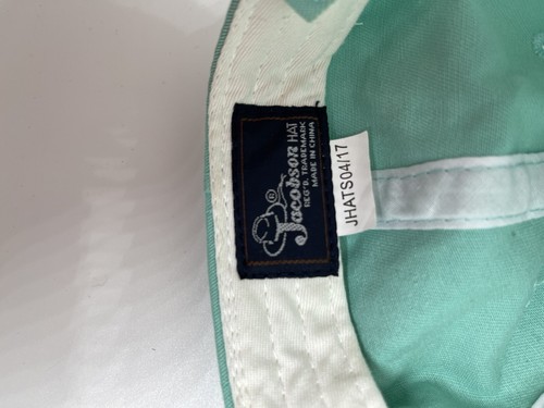Jacobson Hat Girls OBX Outer Banks NC Baseball Hat Adjustable Light Green Cotton - Picture 6 of 6
