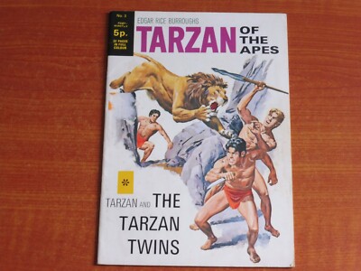 Edgar Rice Burrough's TARZAN OF THE APES #3 1970 (Western Publishing Co.) 32 Pgs