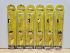 6 Booyah Bait Boo Spin Rig Double Teaser Tandem Bass 3/8 3/8oz Spinner Inline  G