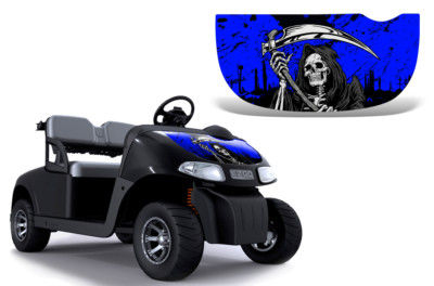 EZ Go Freedom RXV Golf Cart Hood Graphics Kit Sticker Decal 2015