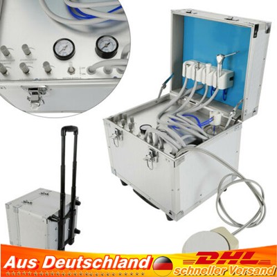 Tragbare Mobile Dentaleinheit Behandlungseinheit Dental Unit+ Luft Kompressor