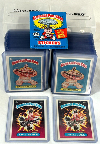 1985 Topps Garbage Pail Kids 2nd Series 2 OS2 MINT 84 Card Set in NEW TOPLOADERS - Picture 3 of 6