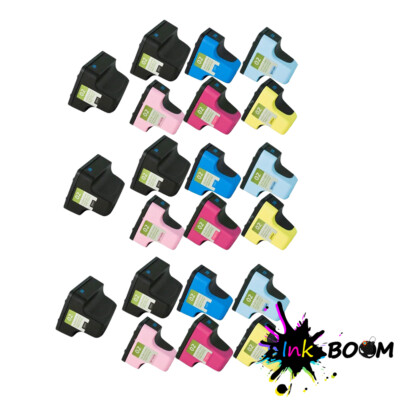 Lot De 6 Cartouches D'encre Compatibles HP Photosmart 3108 3110 Etc. - 20ml Noir / 13ml Couleurs - Neuf