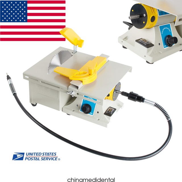 USA TM2 Jewelry Rock Polishing Buffer Machine Bench Lathe Polisher
