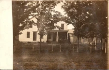 RPPC Postcard divided back unposted Home ground flooded location unkown