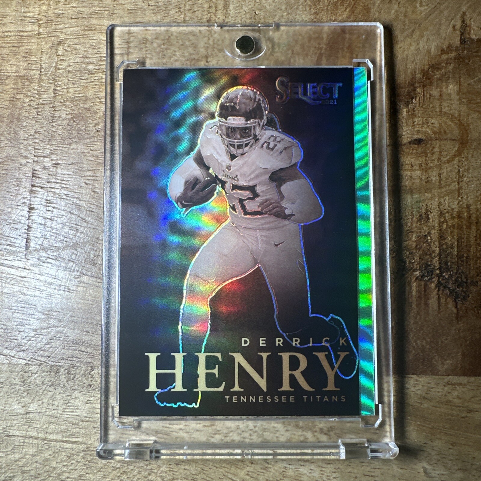 2021 Panini Select Derrick Henry Silver Prizm Artistic Selections #AS-19 Titans