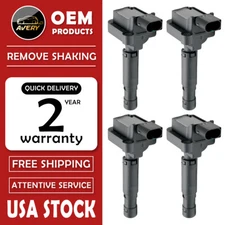 Pack of 4 Ignition Coil For 2003 2004 2005 Mercedes-Benz C230 1.8L L4 UF555