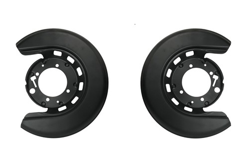 Backing Plate Rh Rear LH & RH Rear Black Brake Rotor Backing Shield Plates For 1965-82 Chevy ...