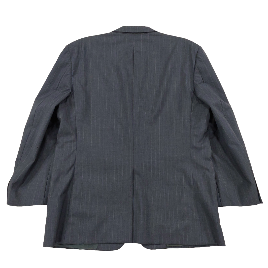 FILA Giacca tuta blazer lana Gieves and Hawkes 46R grigio a righe Savile Row vintage