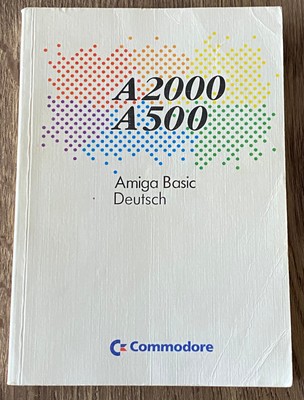 A2000 / A500 Amiga Basic Buch, Deutsch   #07