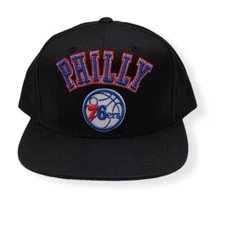 Mitchell & Ness Philadelphia 76ers ZZ Satin Under Adjustable Snapback Hat Cap