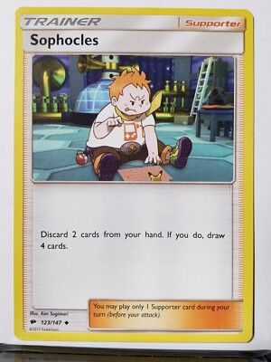 Sophocles 123/147 - LP - Burning Shadows Sun Moon Pokemon Card | eBay Sophocles 123/147 - LP - Burning Shadows Sun Moon Pokemon Card | eBay