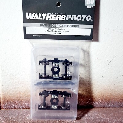 Walthers Proto 2124 Pullman 8' RP-25 Metal Wheels Metal Passenger Trucks 1 Pr