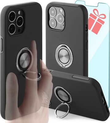 FOUFRAME Shockproof Phone Cases for iPhone 13 Pro Max with Nano Screen Protector