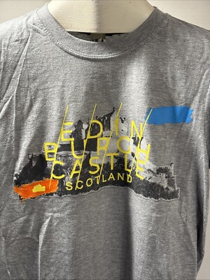 Edinburgh Castle Scotland Tshirt Sz Small