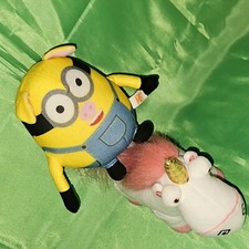  Despicable Me / Piggy Minion  Fluffy Unicorn Plush Bundle / Toy Factory 