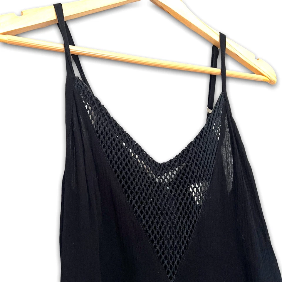 NWT Cleobella Black Romper with Crochet detail size XS in Black - Image 3 of 4