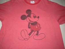 Vintage Disney Store Mickey Mouse Ringer T Shirt Size Small