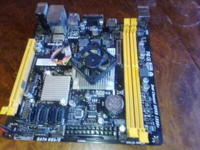 Biostar A68N-5600 Ver:6.5 AMD A4655 Mainboard Mini-ITX AMD APU inkl. Frontanschl