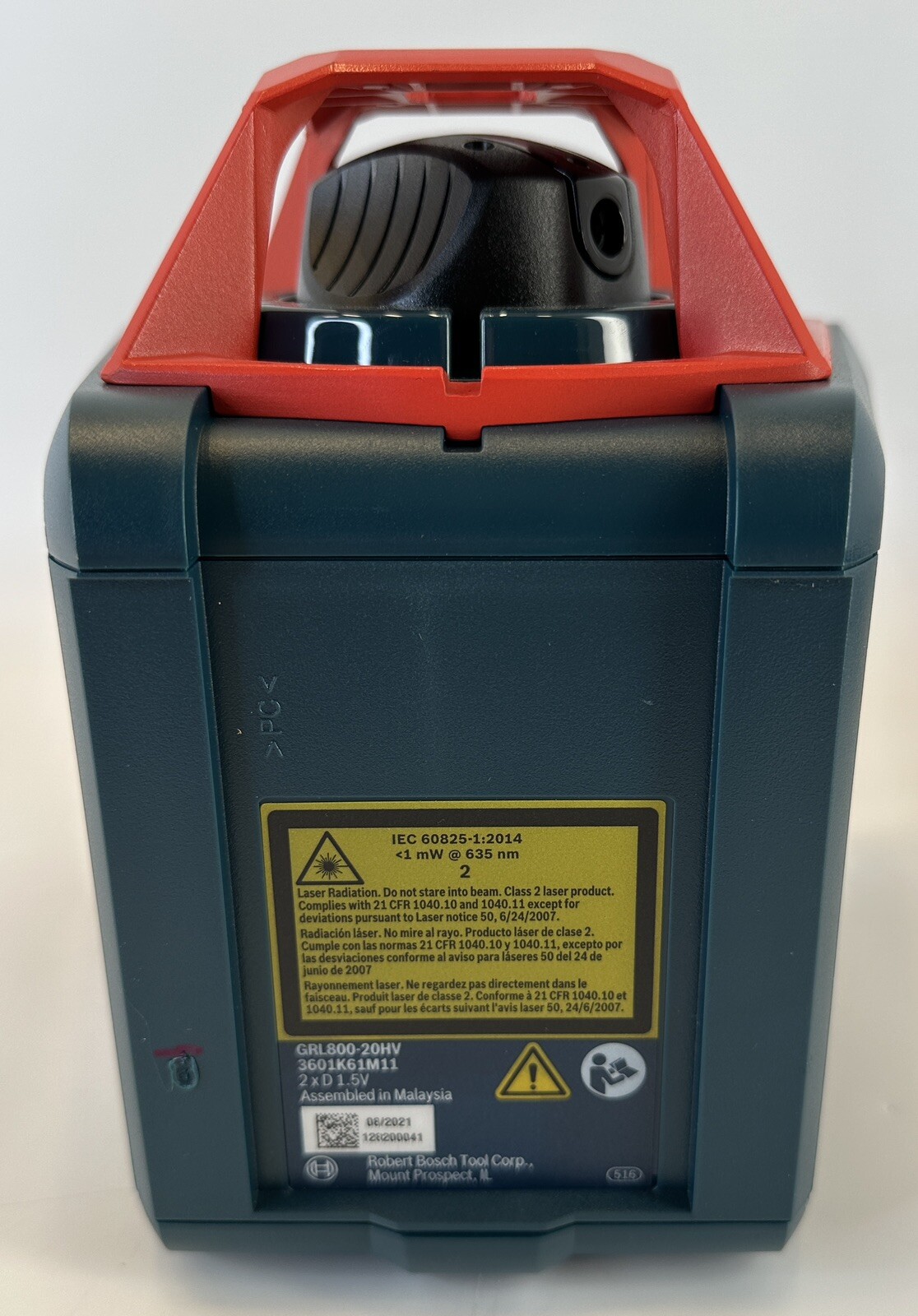 Bosch 800 ft Rotary Laser Level Self Leveling W/ Hard Case No Stand