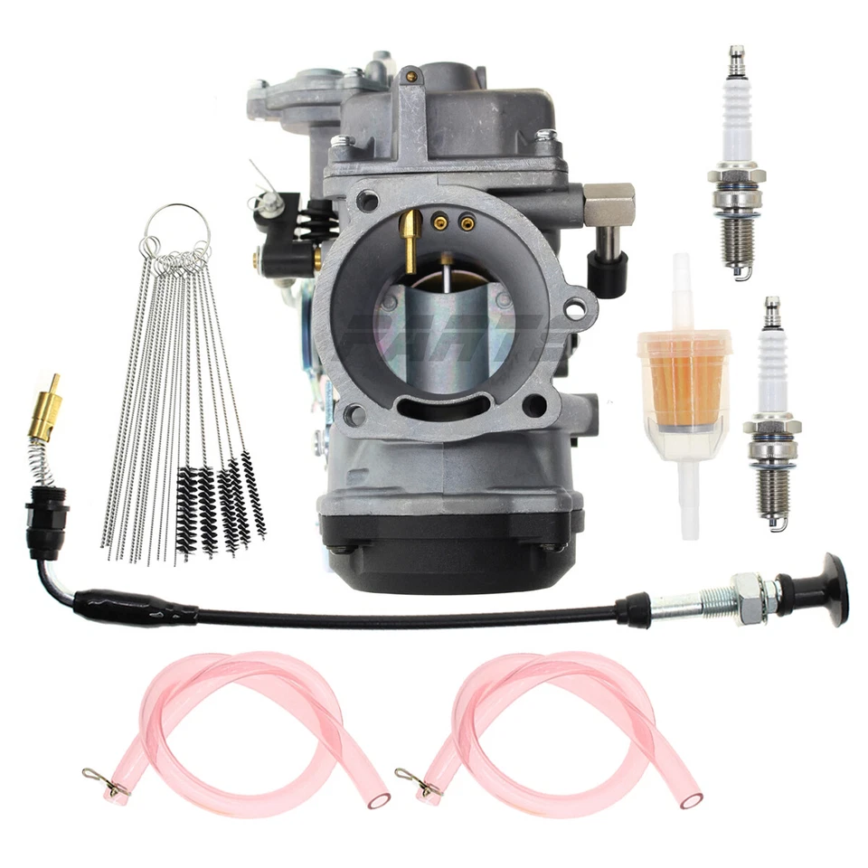 CV 40MM Carburetor Assembly For 1989-2007 HD Electra Glide Dyna - Image 2 of 4