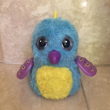 Hatchimals BLUE DRAGGLE Dragon Bird Owl Interactive Pet Toy Works