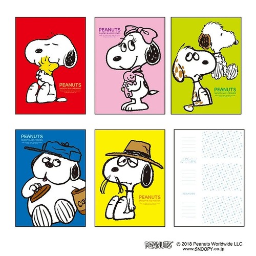 Snoopy PHOTO ALBUM 5 Books Box 210 Pockets Nakabayashi From Japan new in stock - Picture 3 of 3