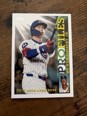 2026 Topps Series 1 Profiles Pete Crow Armstrong Chicago Cubs