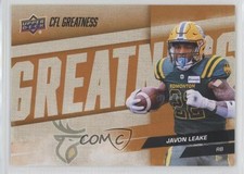 2024 Upper Deck CFL CFL Greatness Javon Leake #96 2j2