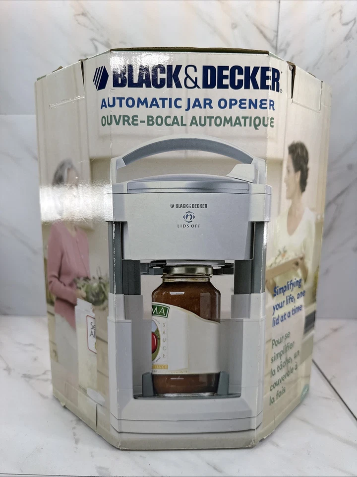 Black & Decker✨Abridor de tarros automático con tapas✨JW200✨Un solo toque abre frascos Foto 2 de 4