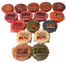 Yankee Candle Scented Wax Tarts Wax Melts Assorted Scents. Lot Of 17 NOS