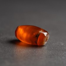 Natural Banded Agate Loose Bead, Rare Hand Polished Old Trade Energy Stone 3.2g