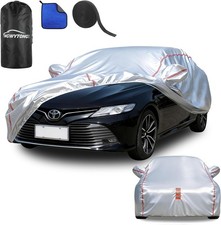 Car Cover Waterproof All Weather for Toyota Camry 1996-2025,All-Around Fastening