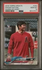 Shohei Ohtani Rookie Warm-Up Shirt SP PSA 10 GEM MINT 2018 Topps Update Low Pop