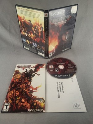 Dirge of Cerberus: Final Fantasy VII, PS2, Complete, Authentic! [Reg Card!]