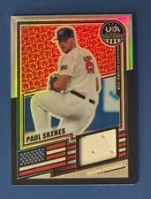 2026 Panini USA Baseball Stars & Stripes Paul Skenes Game Worn Patch No. USA-PS