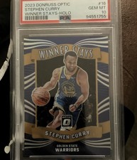 2023-24 Panini Donruss Optic - Winner Stays Stephen Curry #16 Holo Prizm