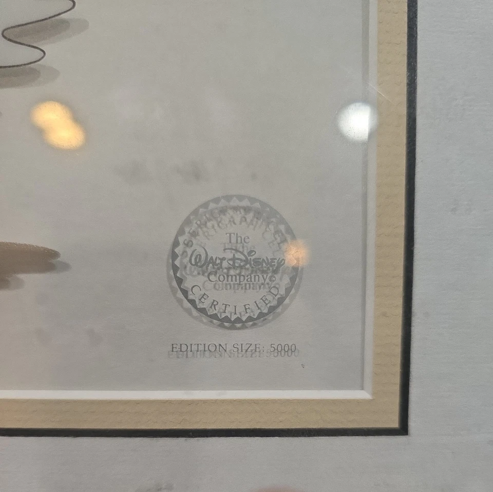 Original WALT DISNEY Blancanieves Siete Enanitos LE 5000 Serie Celular Escasa y RARA Foto 2 de 4