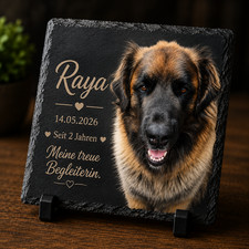 Schieferuntersetzer  UV bedruckt  100 mm Quadrat verschiedene Motive Foto Logo