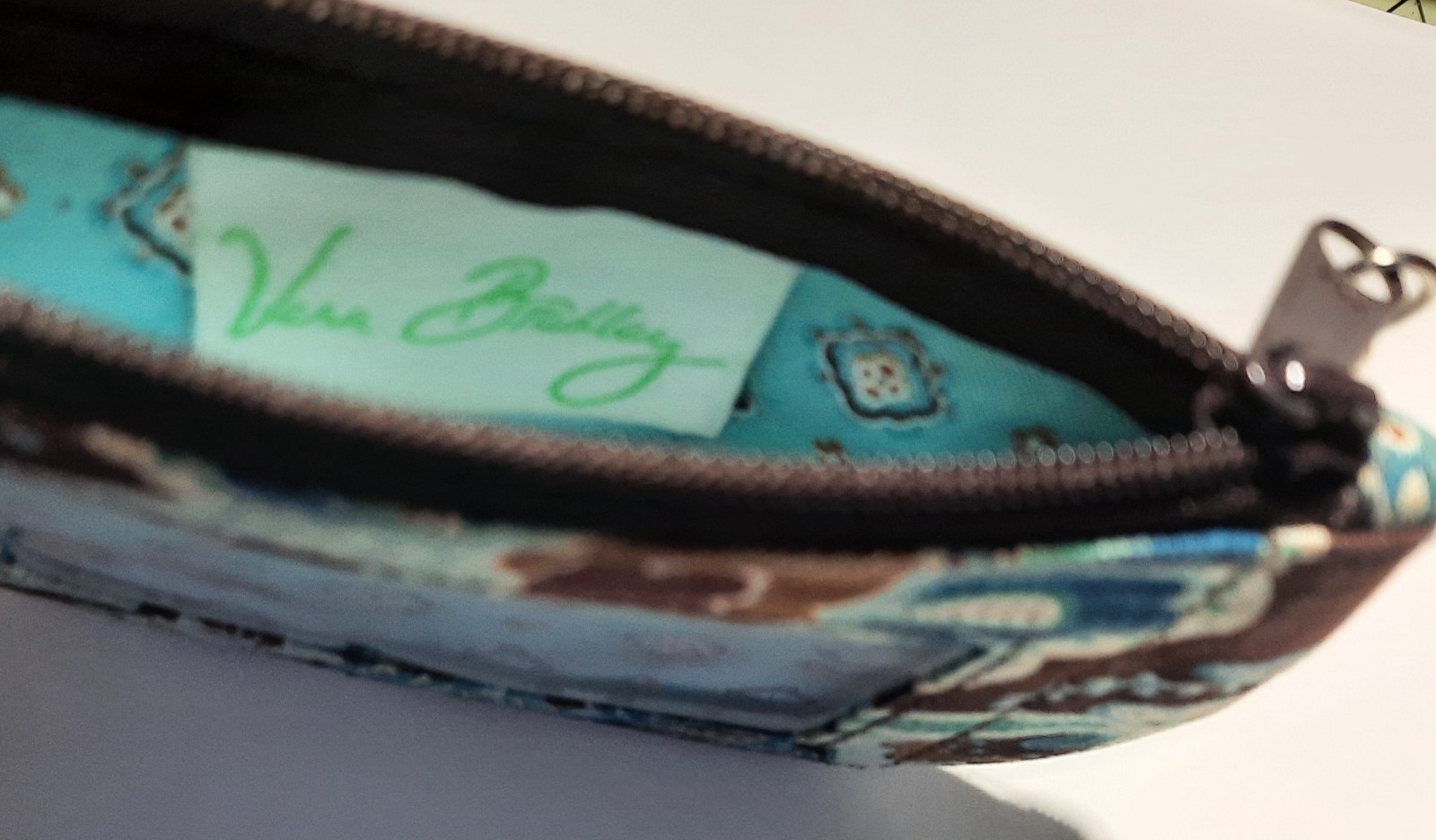 Vera Bradley Java Blue Women’s large Zip Wallet &… - image 8