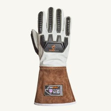 Superior Glove 378GKGVBGXL Leather Drivers Gloves Gauntlet Cuff