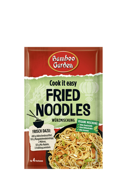 Bamboo Garden Fried Noodles WüRzmischung GewüRzmischungen 0.025Kg 4023900548249-image