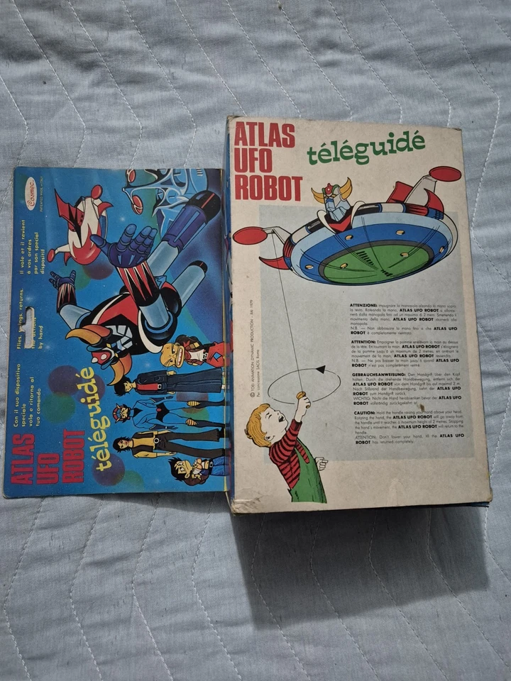 Atlas Ufo Robot Goldrake Teleguide 1979 - Ottime Condizioni. - Immagine 2 di 2