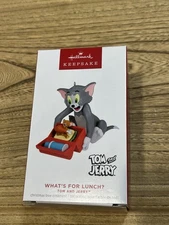 Hallmark 2023 Tom & Jerry What's For Lunch? Keepsake Xmas Ornament NIB