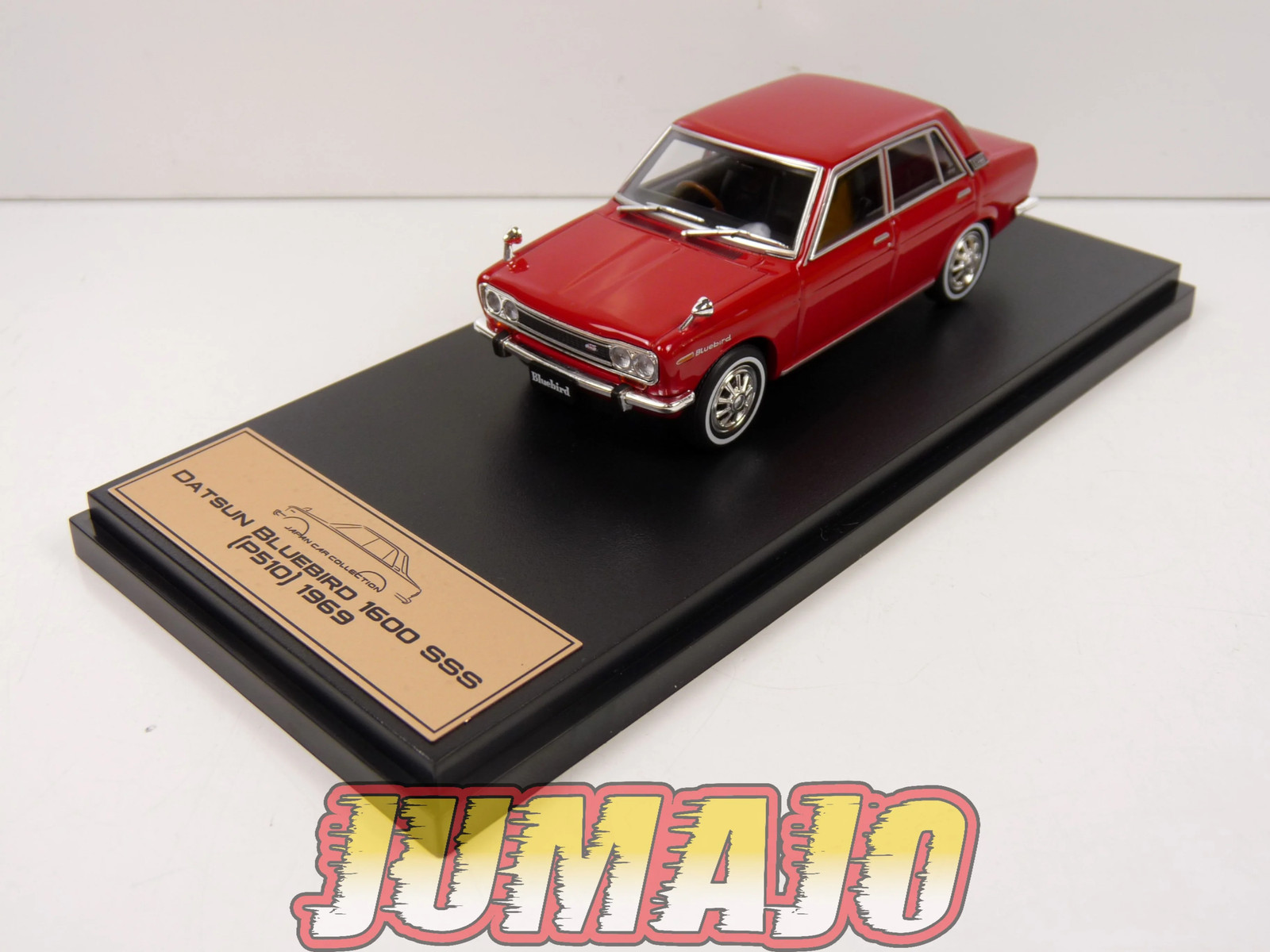 Datsun Bluebird 1600 SSS 1969 miniature 1/43 Hachette Japon JPL16