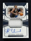 2021-22 Panini National Treasures Anthony Edwards Clutch Factor Patch Auto /25